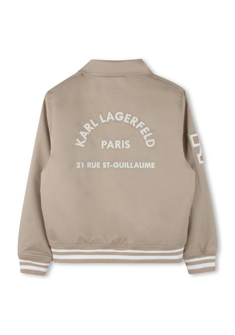 Bomber con applicazione KARL LAGERFELD KIDS | Z30568296